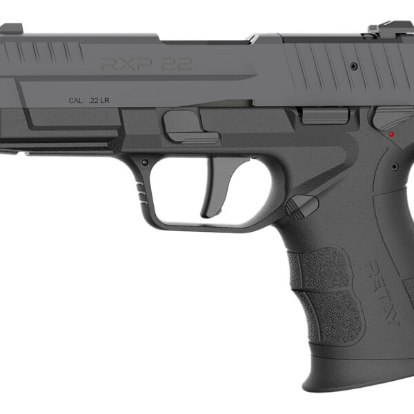 Retay USA RXP22BSG10TH RXP 22 LR 10+1 4″ Threaded Barrel, Gray Cerakote Optic Ready/Serrated Slide, Black Cerakote Polymer Frame w/Accessory Rail, RMSc/RMR Footprint