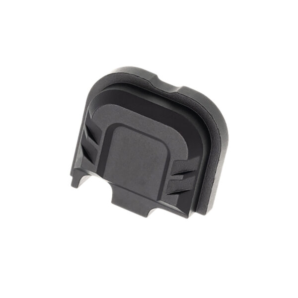 Tyrant CNC TDG43X48SPBLACK Slide Cover Plate Chevron Design Glock 43x/48 Black Aluminum