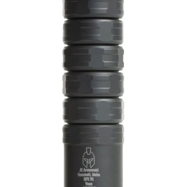 Jk Armament JK155RPX9K RPX 155 9mm 1.55″ Black Aluminum/Titanium 1/2″x28