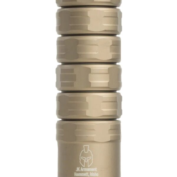 Jk Armament JK155RPX9KFDE RPX 155 9mm 1.55″ Flat Dark Earth Aluminum/Titanium 1/2″x28