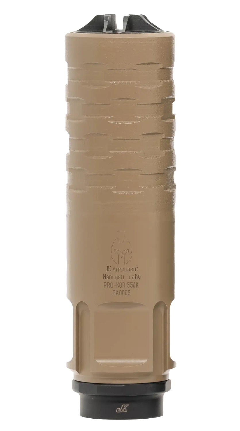 Jk Armament JK172PROKOR556KFDE PRO-KOR 5.56mm FDE Stainless Steel 1/2"x28