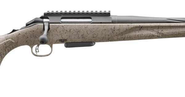 Ruger 46992 American II Ranch 350 Legend 5+1 16.40″ Cobalt Cerakote Spiral Threaded Barrel & Alloy Steel Receiver w/Picatinny Rail, Flat Dark Earth Splatter Fixed Synthetic Stock