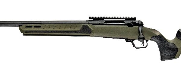 Savage Arms 32653 110 Core Predator Full Size 300 AAC Blackout 10+1 16.50″ Medium Heavy Fluted Barrel, Arca Rail Forend, Hunter Green AccuStock w/AccuFit V2 Synthetic Stock, Left Hand