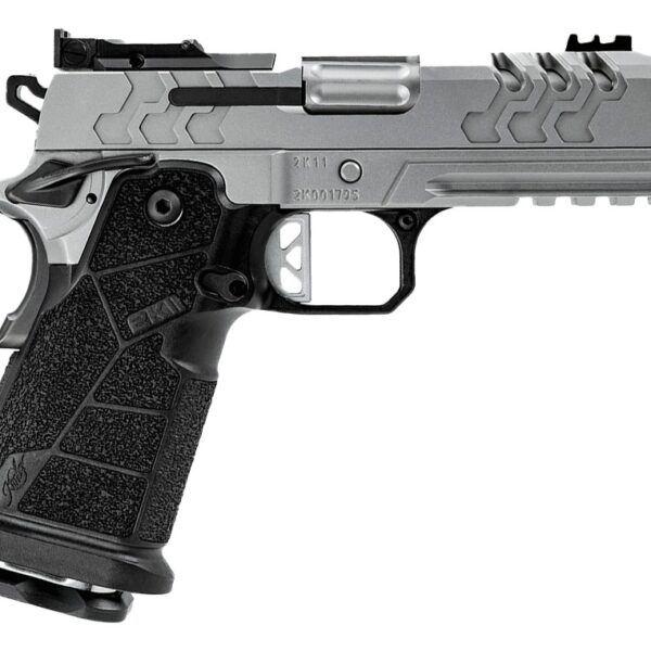 Kimber Mfg, Inc 3500075 2K11 Pro Compact 9mm Luger 19+1 4.25″ Matte Stainless Steel Compensated Barrel & Lightening Cut/Optic Ready/Serrated Slide, Matte Stainless Steel Frame w/Beavertail & Picatinny