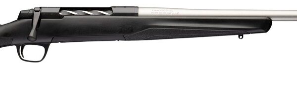 Browning 036115299 X-Bolt 2 Special LR Full Size 6.8 Western 3+1 24″ Matte Stainless Threaded Barrel, Matte Stainless Steel Drilled & Tapped Receiver, Black Adj Comb & LOP Synthetic Stock Right Hand