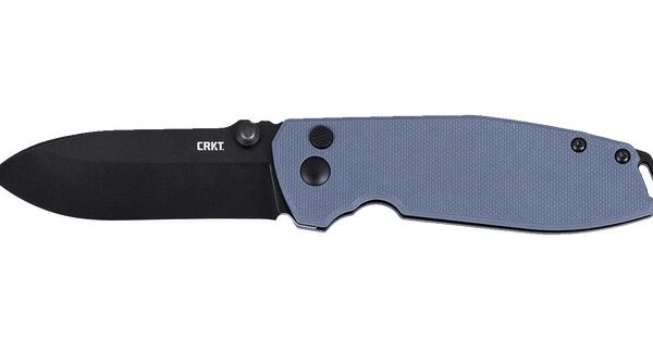 CRKT 2495GC   SQUID XM        2.95 BUTTON LOCK GRY
