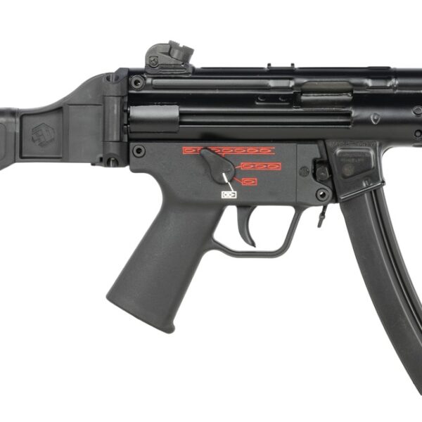 Century Arms HG6035NBN AP5 Navy 9mm Luger 30+1 5.80″ Manganese Phosphate Threaded Barrel, Black Lacquer Over Manganese Phosphate Steel Stamped Receiver, Pistol Brace, Black Navy Style Grip