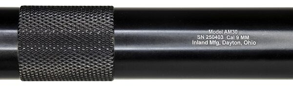 Inland MFG IM9MM 9mmLuger Black Aluminum 1/2″x28