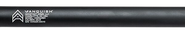 Angstadt Arms AAVIS22A01 Vanquish Suppressed Barrel 22LR Aluminum AR-22 Platform 12″ Barrel