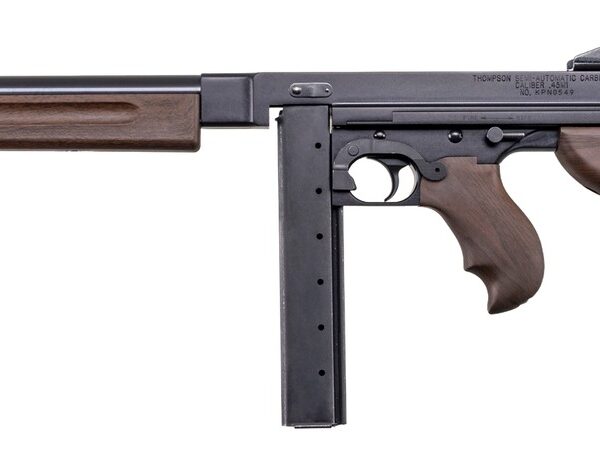Thompson TM1CP M1 Carbine Lightweight Carbine 45 ACP 30+1 16.50″ Blued Aluminum Alloy Barrel & Receiver, Walnut Grain Polymer Fixed Stock & Grip