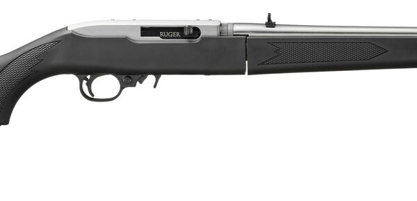 Ruger 32010 10/22 Takedown 22 LR 10+1 18.50″ Satin Stainless Steel Barrel, Drilled & Tapped Receiver, Black Fixed Synthetic Stock