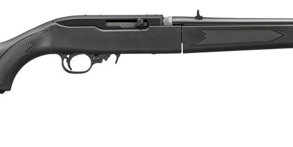 Ruger 32011 10/22 Takedown 22 LR 10+1 16.40″ Satin Black Alloy Steel Threaded Barrel & Receiver w/Scope Rail, Black Fixed Synthetic Stock