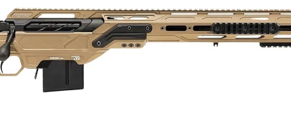Cadex Inc CDXMCKRKN30824BR20I2F1 CDX-MC Kraken 308 Win 10+1 27″ Black DLC Match Grade Threaded Barrel, Hybrid Tan Receiver w/Picatinny Rail, M-LOK Handguard, Hybrid Tan Adjustable Folding Buttstock, B