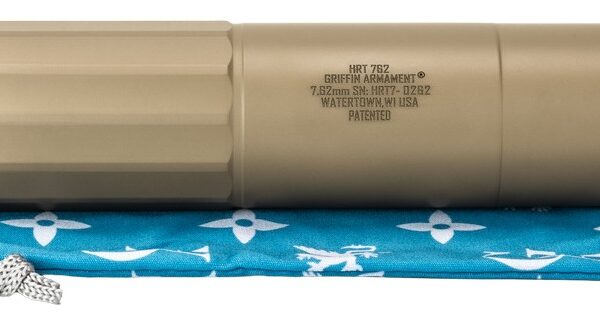 Griffin Armament GADLHRT7FDE-W HRT-762 7.62mm 1.50″ Flat Dark Earth Stainless Steel/Inconel 5/8″x24