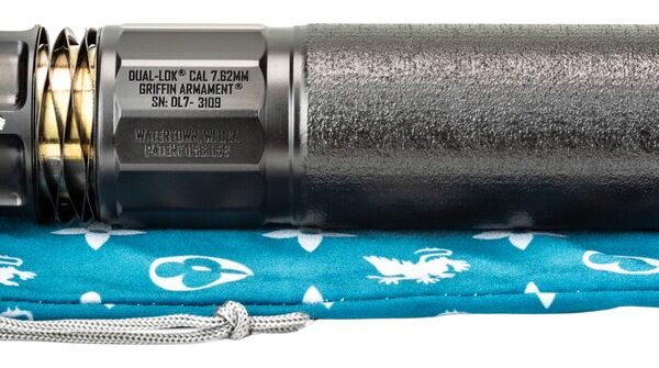 Griffin Armament GADL762AM-W 7 Dual-Lok 7.62mm Black Stainless Steel/Nickel