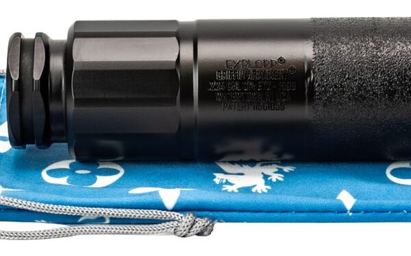 Griffin Armament GAET2AM-W Explorr 224 Cal Black Stainless Steel/Nickel 1/2″x28