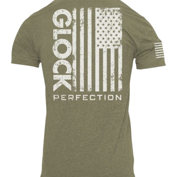 GLK AP96397 PERFECTION FLAG TEE S   GRN
