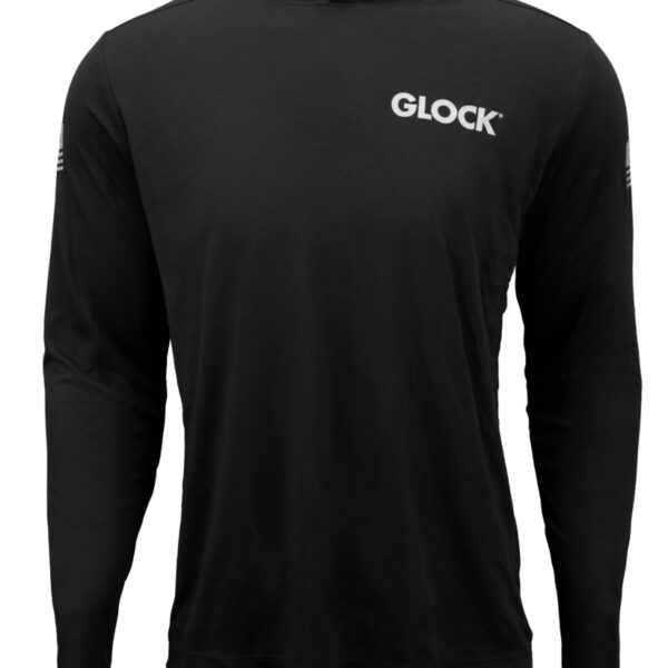GLK AP96411 HOODED PERFORMANCE SHIRT L   BLK