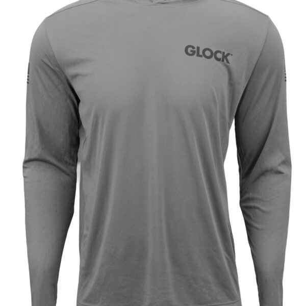 GLK AP96420 HOODED PERFORMANCE SHIRT 3XL GREY