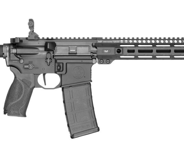Smith & Wesson 13824 M&P 15 Axe SBR 5.56 NATO 30+1 14.50″ Black Armornite Threaded Barrel, Black Hardcoat Anodize Aluminum Receiver w/Picatinny Rail, M-LOK Handguard, Magpul CTR Black Polymer Stock, I