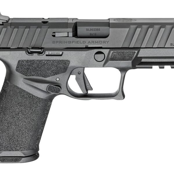 Springfield Armory ECA9409B Echelon Alpha 40.C 9mm Luger 15+1 4″ Black Melonite Barrel & Optic Ready/Serrated Slide, Black Polymer Frame w/Picatinny Rail Adaptive Texture Grip