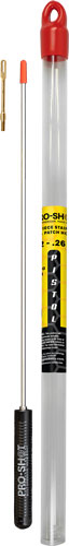 PRO SHOT STAINLESS 1PC PISTOL – CLEANING ROD 12″ .22 CAL & UP