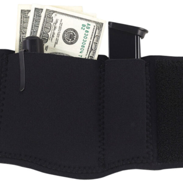 Galco CAS Ankle Safe  Fits Springfield SA-35 13″ Hook & Loop Mount Black Neoprene