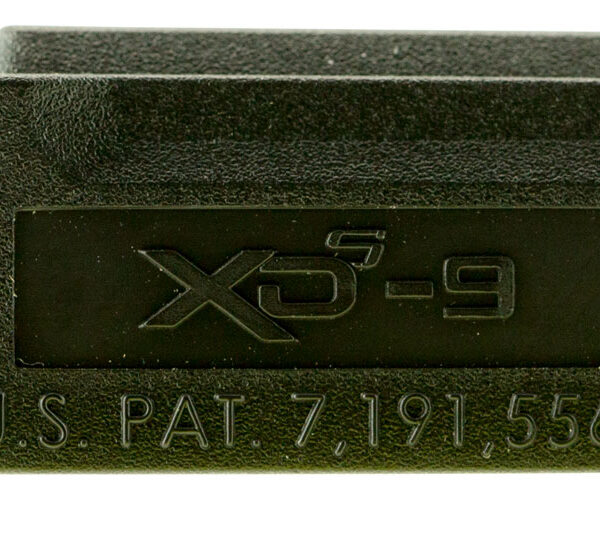 Springfield Armory XDS5902M Backstrap Sleeve  made of Polymer with Black Finish & 1 Piece Design for 9mm Luger Springfield XD-S with #2 Backstrap & 3.30″-4″ Barrel