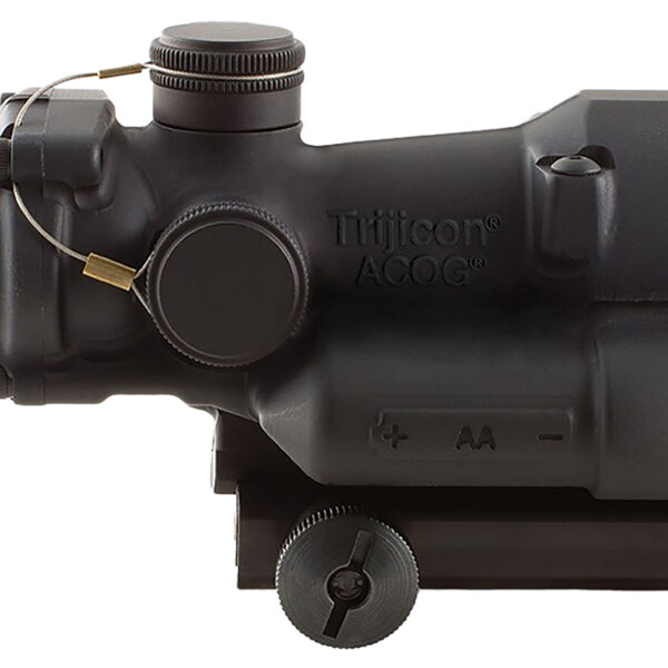 Trijicon 100432 ACOG 4x 32mm Obj 36.80 ft @ 100 yds FOV Matte Black Finish LED Illuminated Green Crosshair 300 Blk