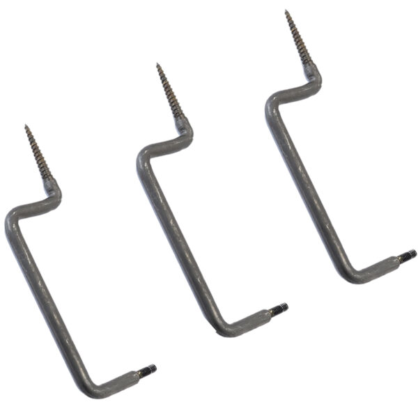 Stealth Cam STCTS3PK Tree Screw Mounts Compatible With 1/4″-20 thread adapter Black 3 Per Pkg
