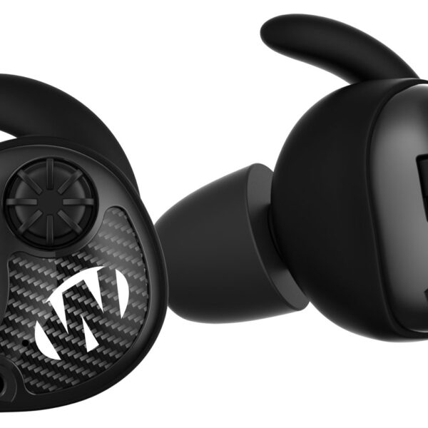 Walker’s GWPSLCR Silencer Electronic Ear Buds 25 dB In The Ear Matte Black/Carbon Fiber