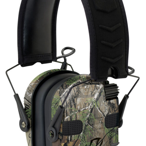 Walker’s GWPRSEQMCMO Razor Slim Electronic Muff 23 dB Over the Head Realtree Xtra/Black Polymer