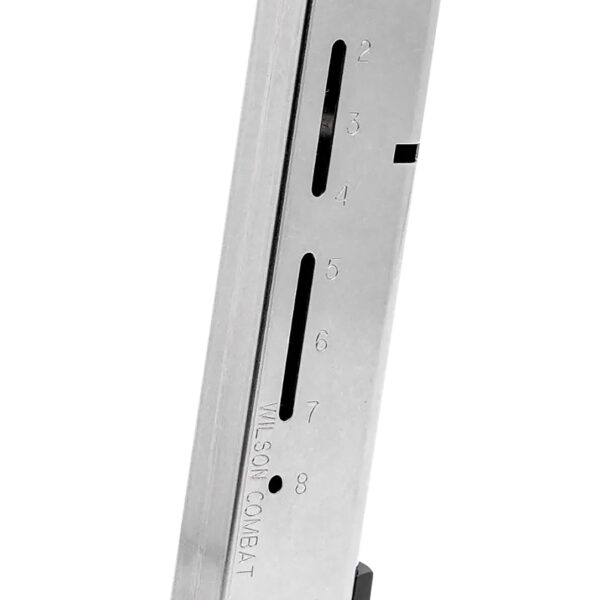 Wilson Combat 500AHD ETM 8rd Detachable w/ Aluminum Floor Plate 45 ACP+P Fits Wilson Combat 1911 Elite Tactical Stainless Steel