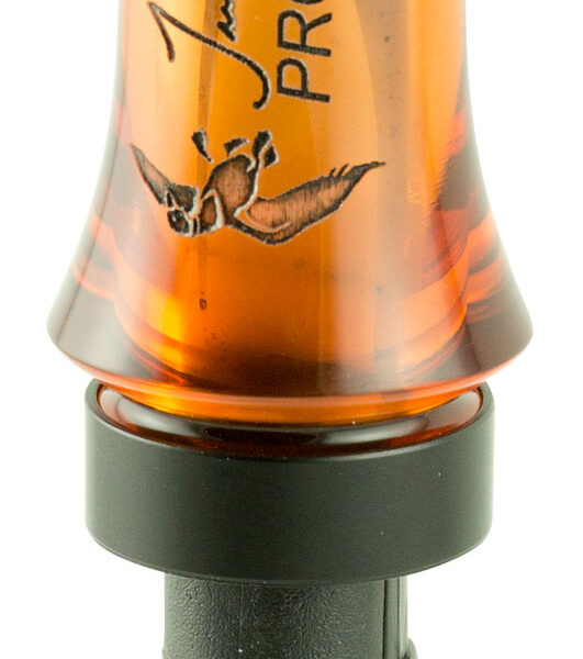 Duck Commander DCPROAO Jase Pro Series  Open Call Double Reed Mallard Hen Sounds Attracts Ducks Orange Acrylic