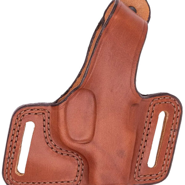 Bianchi 12839 Black Widow OWB Size 02 Tan Leather Belt Slide Fits Ruger Security-Six Fits S&W K Frame 2-4″ Right Hand
