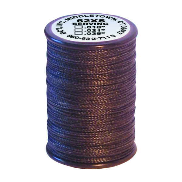 BCY 62XS Braided Center Serving Black .025 60 yds.