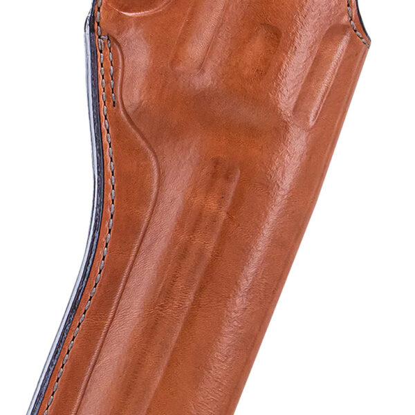 Bianchi 12676 Cyclone OWB Tan Leather Fits 2.5-3″ Taurus Ruger; S&W and Similar K Frame Belt Loop Mount Right Hand