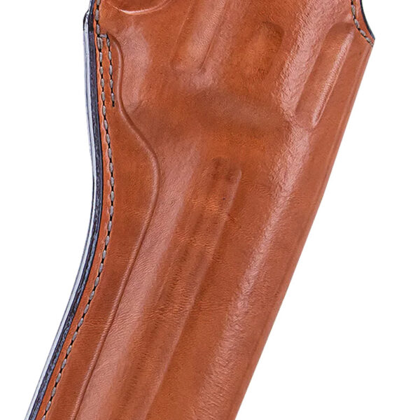 Bianchi 12686 Cyclone OWB Tan Leather Fits 6″ Astra 357, 6-6.5″ Colt, S&W Colt; S&W 27,28,29,610; Taurus Belt Loop Mount Right Hand