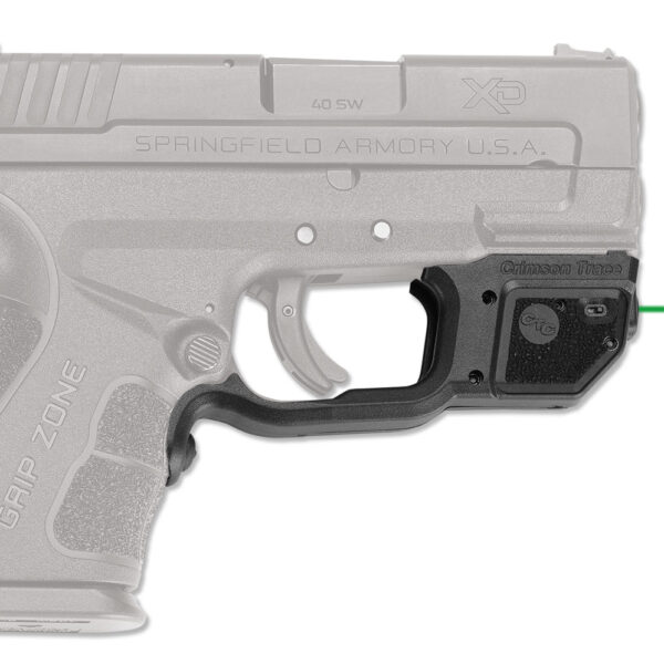 Crimson Trace 0163301 Laserguard Springfield XD Mod2, Green Laser Black Polymer