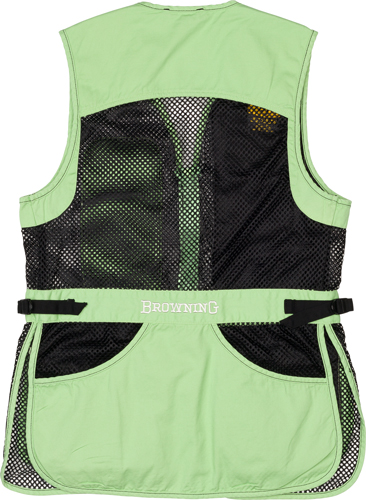 BROWNING MESH SHOOTING VEST R- – HAND WOMEN’S XL BLACK/NEOMINT