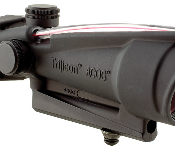 Trijicon 100136 ACOG Black Hardcoat Anodized 3.5x35mm Illuminated Red Donut .223/5.56 BDC Reticle