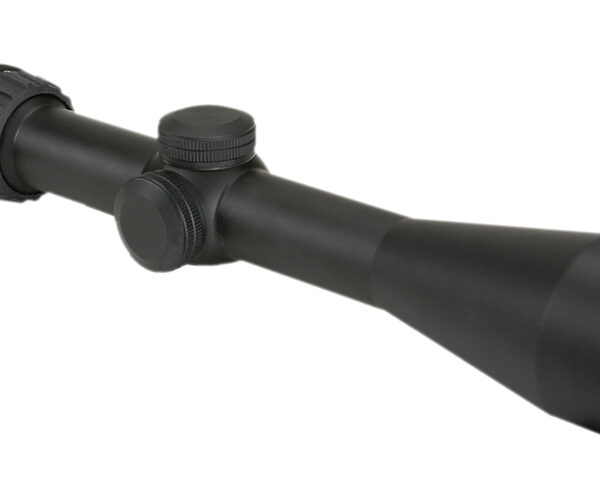 Trijicon 200000 AccuPoint Black Hardcoat Anodized 3-9x40mm 1″ Tube Illuminated Amber Triangle Post Reticle