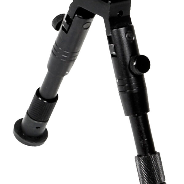 UTG TL-BP28S Shooter’s SWAT Bipod Matte Black 6.2-6.7″ Aluminum