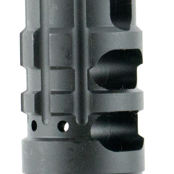 Strike Industries JCOMP2308 JComp Gen 2 Black Steel w/ 5/8″-24 tpi Threads 2.55″ OAL 0.87″ Diameter 0.34″ Diameter 308 Win 7.62x51mm NATO Fits AR-Platform