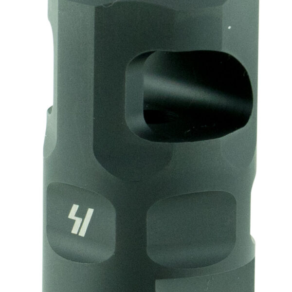 Strike Industries SAILCOMP Sail Comp  Black Steel with 1/2″-28 tpi Threads, 1.57″ OAL & 0.26″ Diameter for 223 Rem, 5.56x45mm NATO AR-Platform