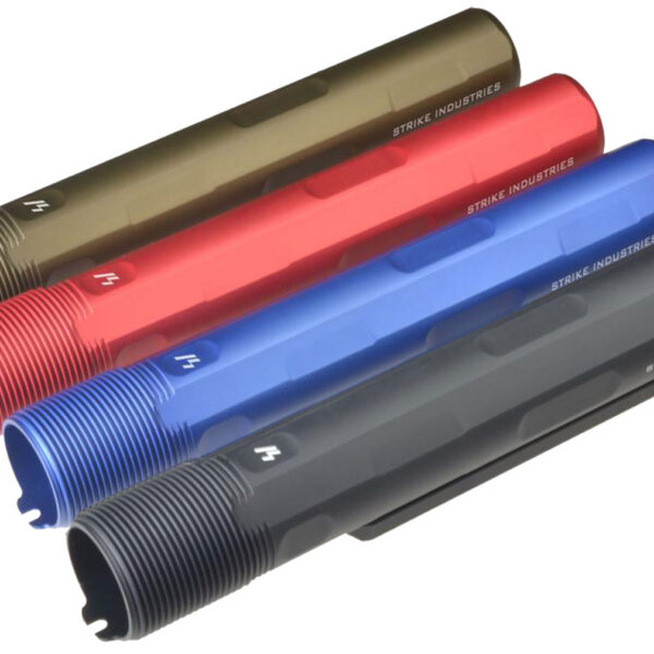 Strike ARARET7RED Advanced Receiver Extension AR-15, AR-10 Red Anodized Aluminum