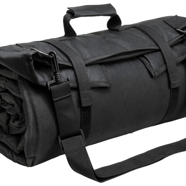 NcStar CVSHMR2957B Roll Up Shooting Mat Black PVC 69″L x 35″ H