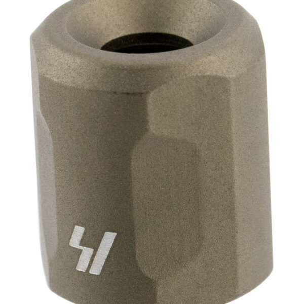 Strike BCTPFDE Barrel Thread Protector 223 Rem/5.56x45mm NATO AR Platform Flat Dark Earth Aluminum 1/2″-28 tpi