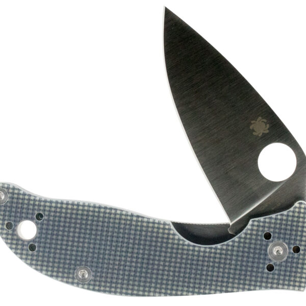 Spyderco C220GPGY Polestar  3.30″ Folding Drop Point Plain CTS BD1 SS Blade Gray G10 Handle Includes Pocket Clip