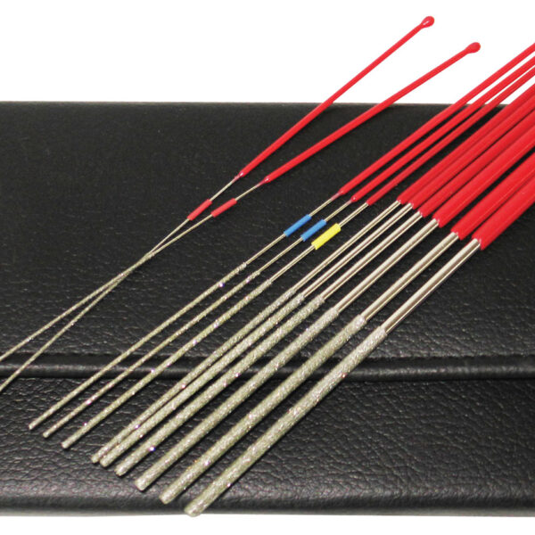 RamRodz 60021 Pro-Series Micro File Diamond Coated 9″ Long 12 PK Includes Case